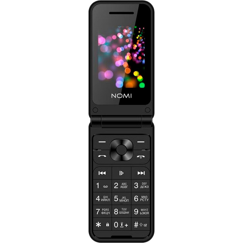 

Мобильный телефон NOMI i2420 Dual Sim Black, i2420 Dual Sim (black)