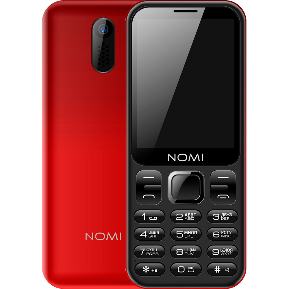 

Мобильный телефон NOMI i284 Dual Sim Red, i284 Dual Sim (red)