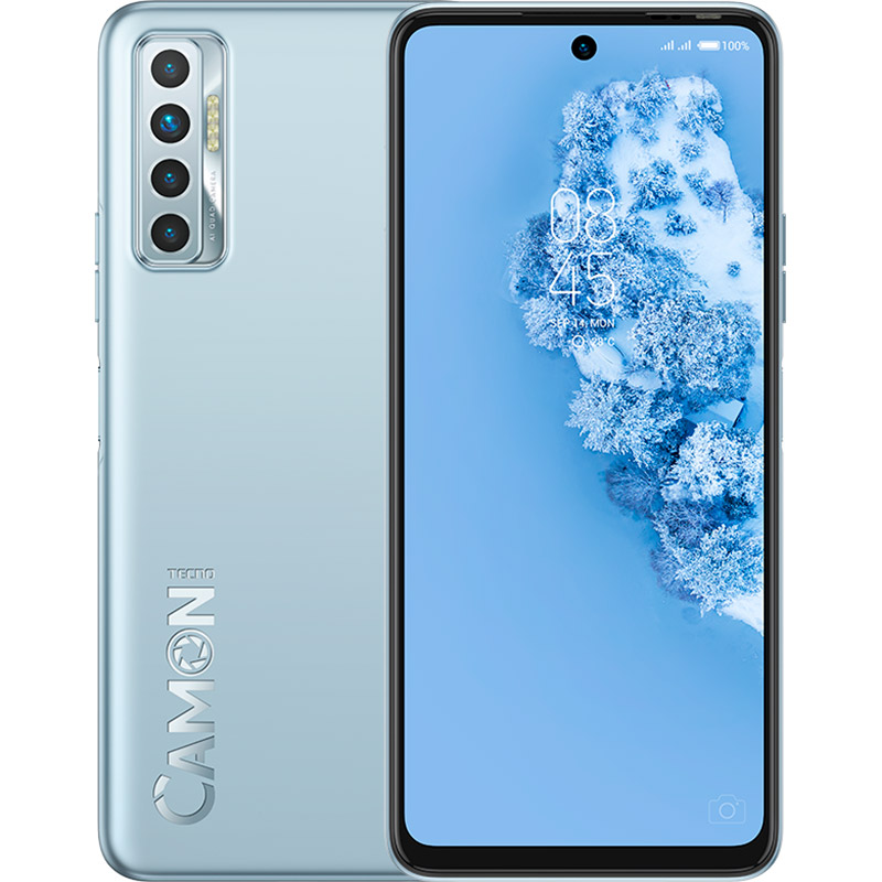 

Смартфон Tecno Camon 17P 6/128GB Dual Sim Frost Silver (4895180766787), Camon 17P (CG7n) (frost silver)