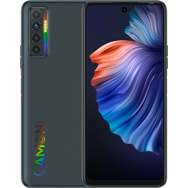 

Смартфон Tecno Camon 17P 6/128GB Dual Sim Magnet Black (4895180766800), Camon 17P (CG7n) (magnet black)