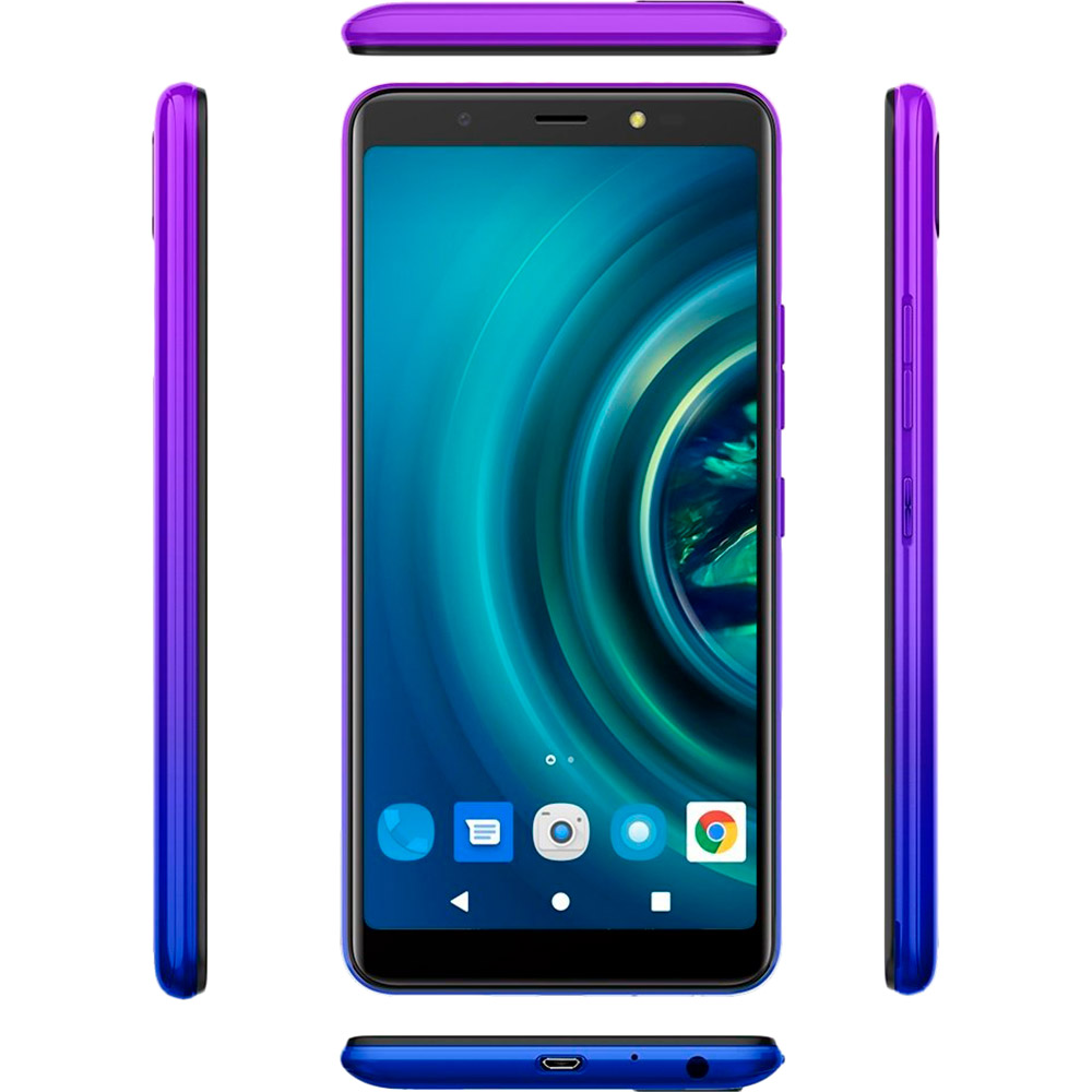 В Фокстрот Смартфон TECNO Pop 4 BC2c 2/32GB Dual Sim Dawn Blue (4895180763090)