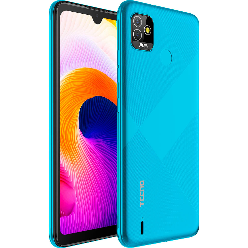 Смартфон Tecno POP 5 2/32GB Dual Sim Ice Blue (4895180768354) Оперативная память, Гб 2