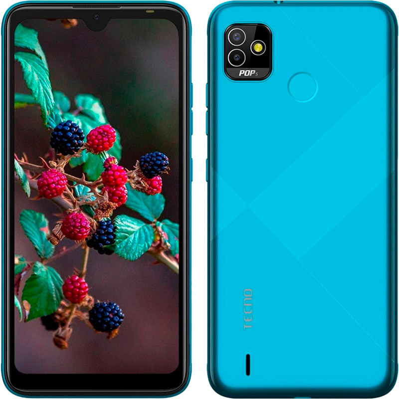 Смартфон Tecno POP 5 2/32GB Dual Sim Ice Blue (4895180768354) Встроенная память, Гб 32