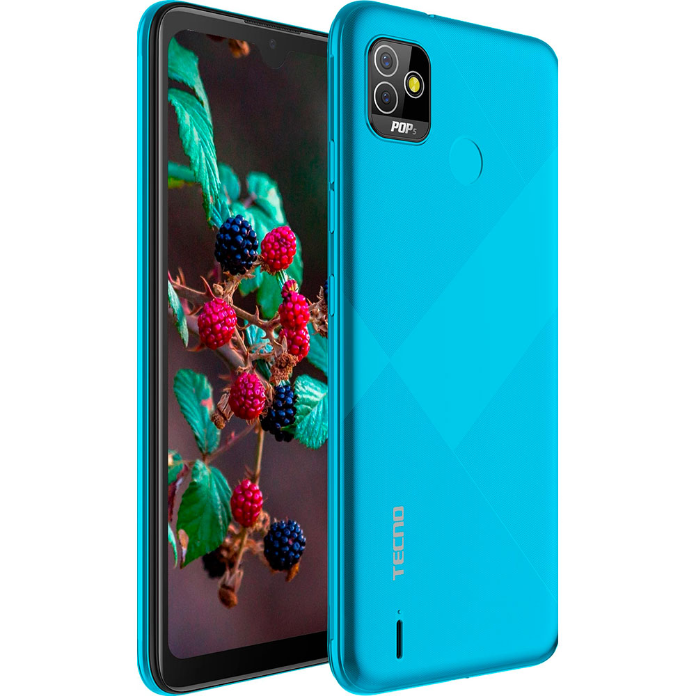 Покупка Смартфон Tecno POP 5 2/32GB Dual Sim Ice Blue (4895180768354)