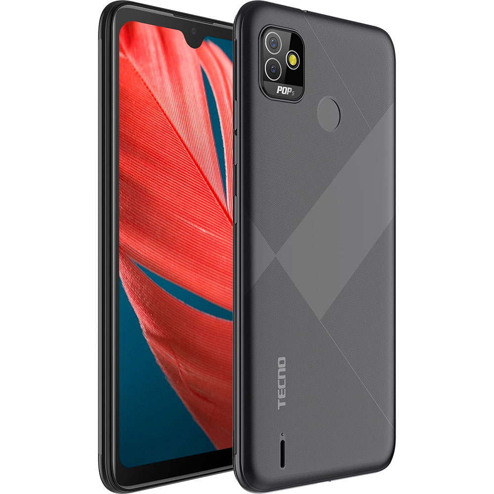 Заказать Смартфон Tecno POP 5 2/32GB Dual Sim Obsidian Black (4895180768361)