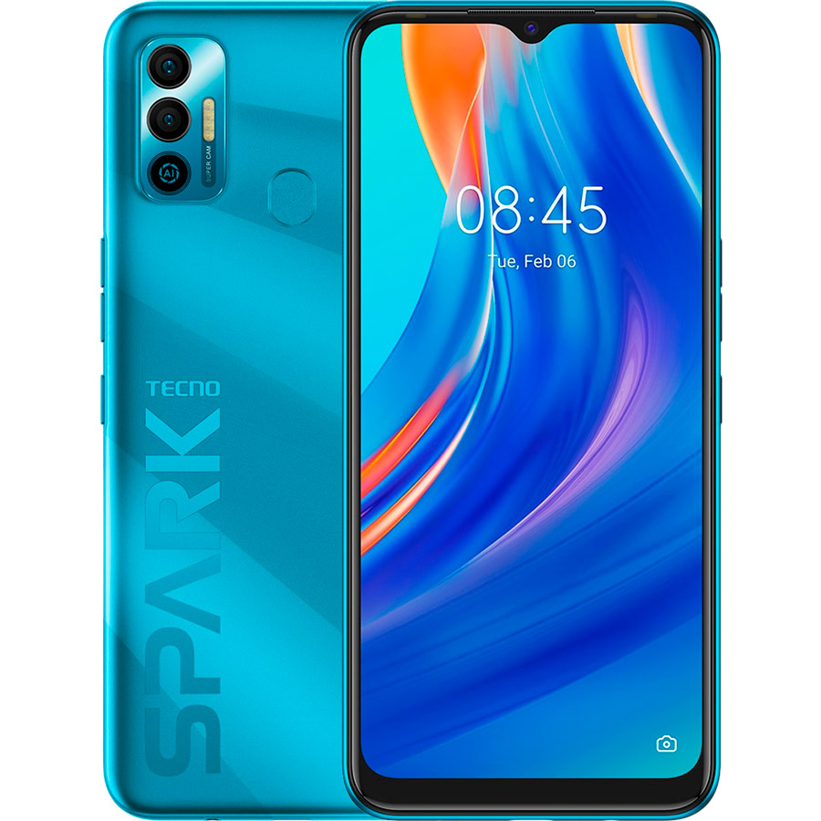 

Смартфон TECNO Spark 7 (KF6n) 4/64 Gb Dual Sim Morpheus Bue, Spark 7 (KF6n) 4/64GB (morpheus blue)