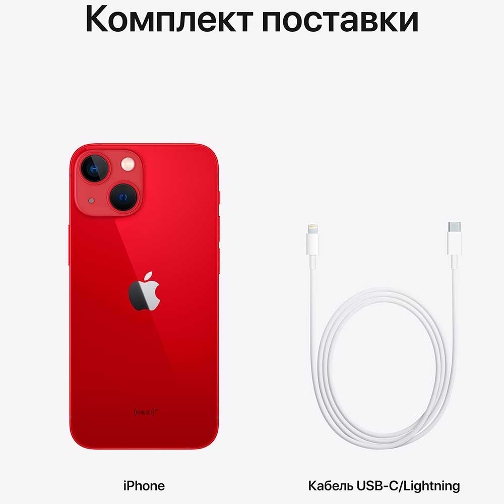 Фото Смартфон APPLE iPhone 13 Mini 256GB (PRODUCT) RED (MLK83HU/A)