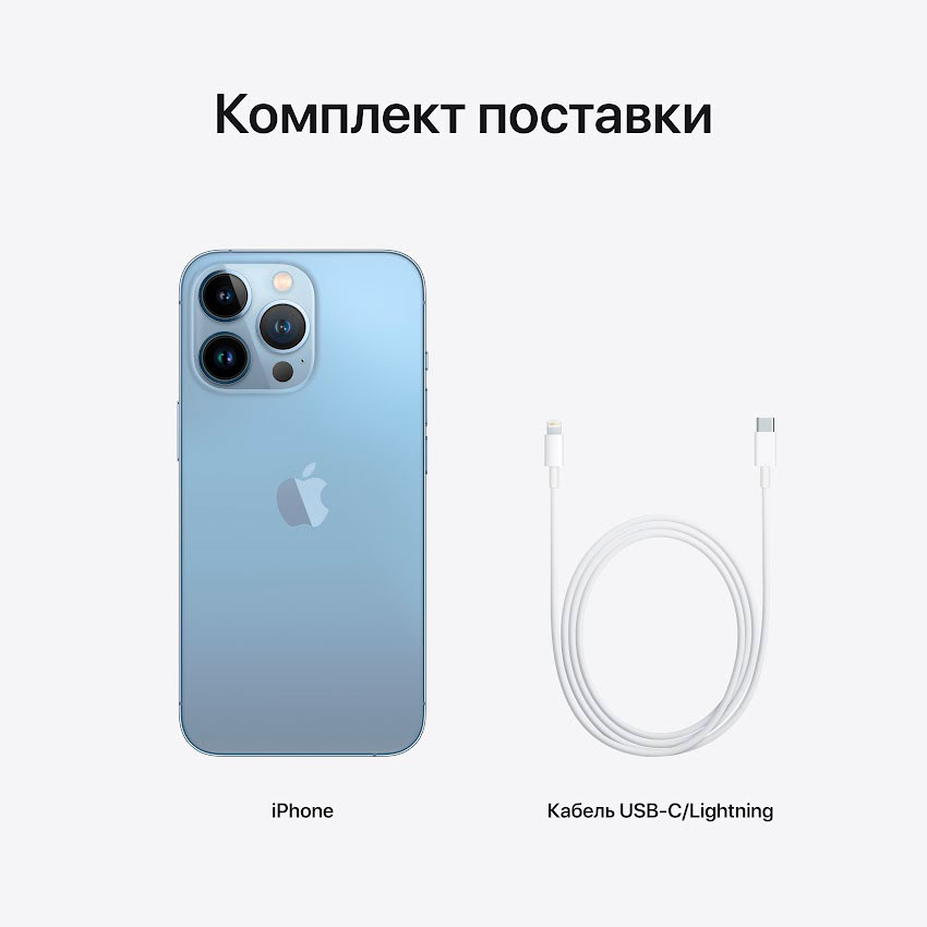 Смартфон APPLE iPhone 13 Pro 1TB Sierra Blue (MLW03HU/A) Диагональ дисплея 6.1
