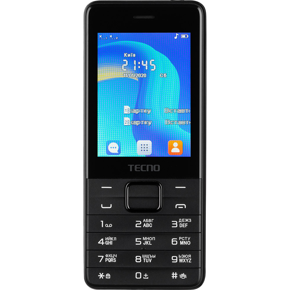 Мобильный телефон TECNO T454 Dual SIM Black (4895180745973) купить в Киеве  ➦ лучшая цена в Фокстрот по всей Украине: Харьков, Днепр, Одесса, Николаев,  Запорожье