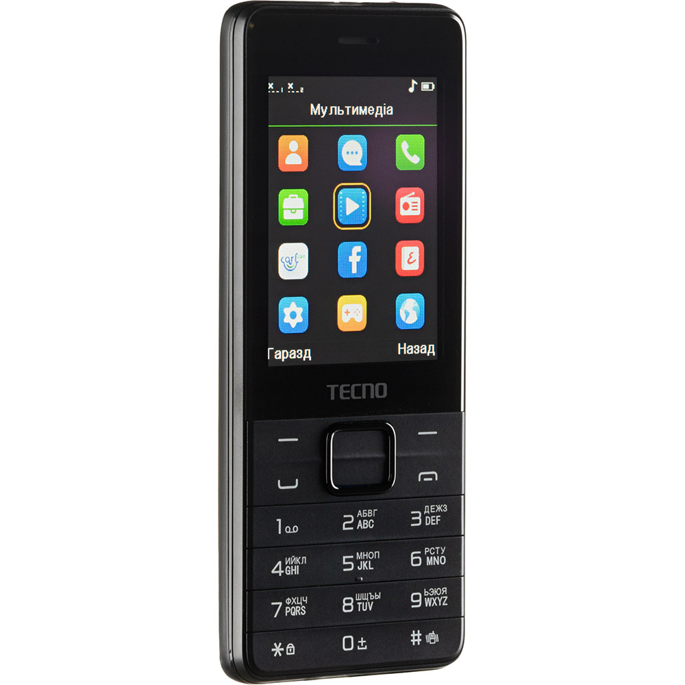 Покупка Мобільний телефон TECNO T454 Dual SIM Black (4895180745973)