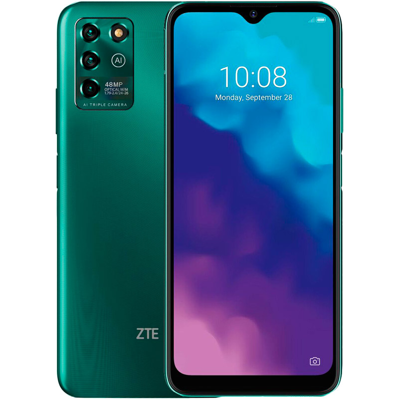 

Смартфон ZTE BLADE V30 Vita 4/128 GB Dual Sim Green, BLADE V30 Vita 4/128 GB (green)