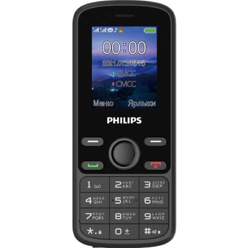 

Мобильный телефон PHILIPS E111 Xenium Вlack, E111 Xenium (black)