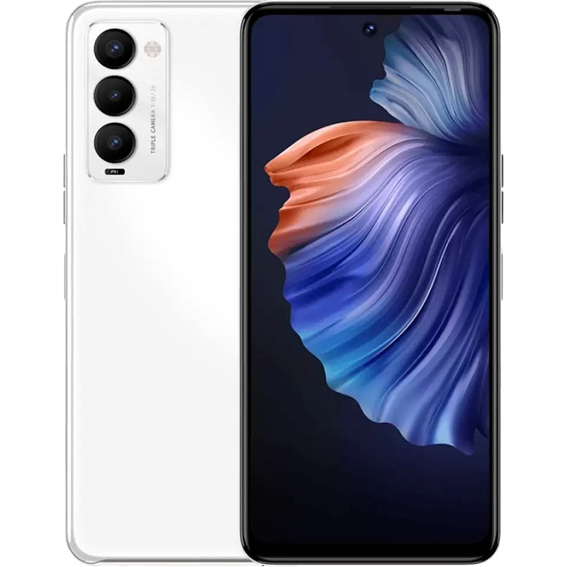 Смартфон Tecno Camon 18 6/128GB Dual Sim Ceramic White (4895180773341)