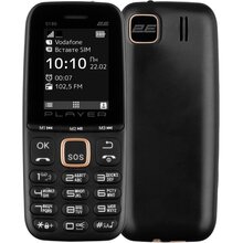 Мобильный телефон 2E S180 2021 Black/Gold