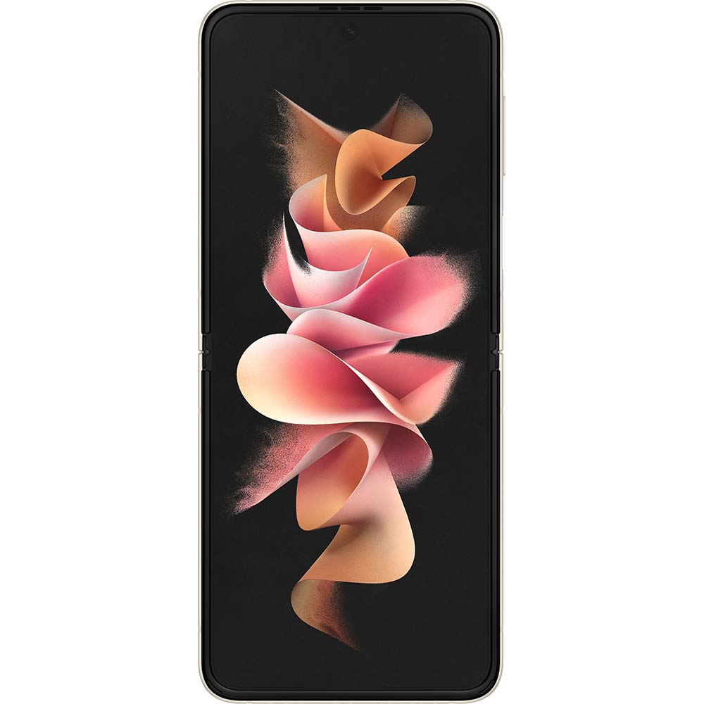 Зовнішній вигляд Смартфон SAMSUNG Galaxy Flip 3 8/256Gb Dual Sim Cream (SM-F711BZEFSEK)