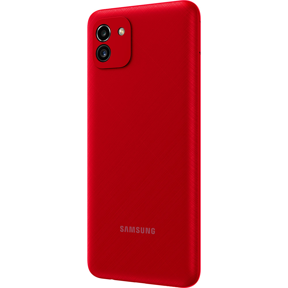 Смартфон SAMSUNG Galaxy A03 4/64GB Dual Sim Red (SM-A035FZRGSEK) Матрица PLS