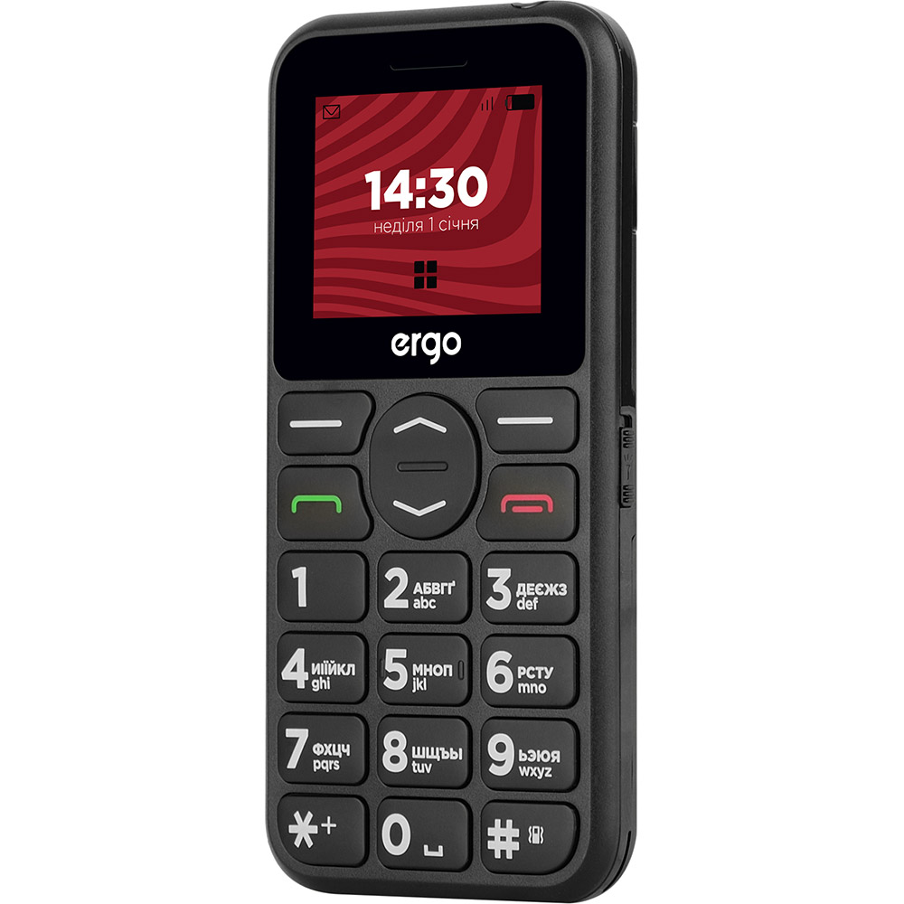 Фото 4 Мобильный телефон ERGO R181 Dual Sim Black