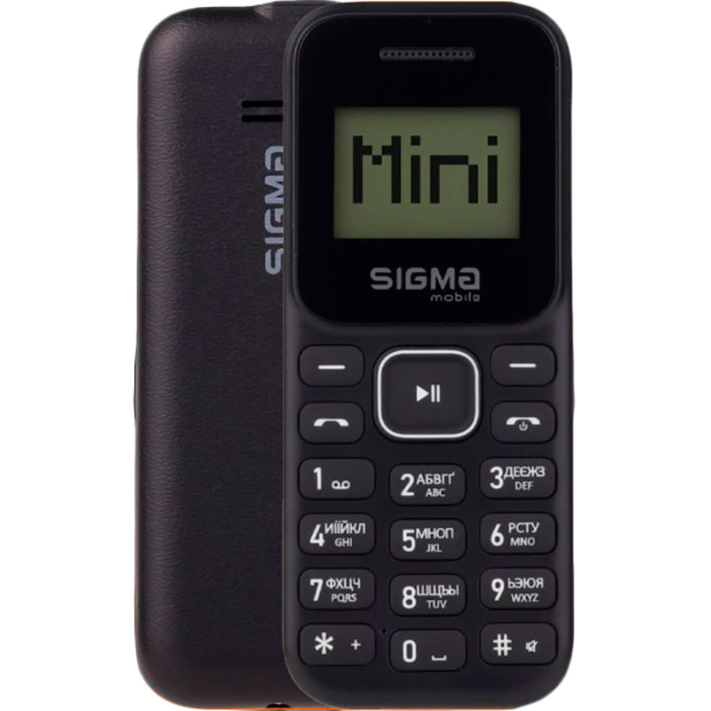 

Мобильный телефон SIGMA X-style 14 Mini Dual Sim Black/Orange, X-style 14 Mini DS Black/Orange