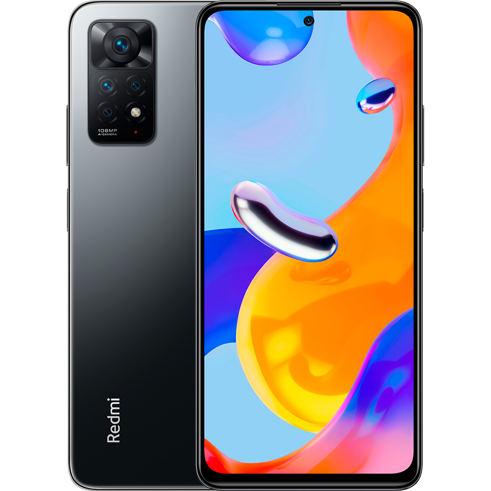 

Смартфон XIAOMI Redmi Note 11 Pro 8/128 b Dual Sim Graphite Gray, Redmi Note 11 Pro 8/128 GB (graphite gray)