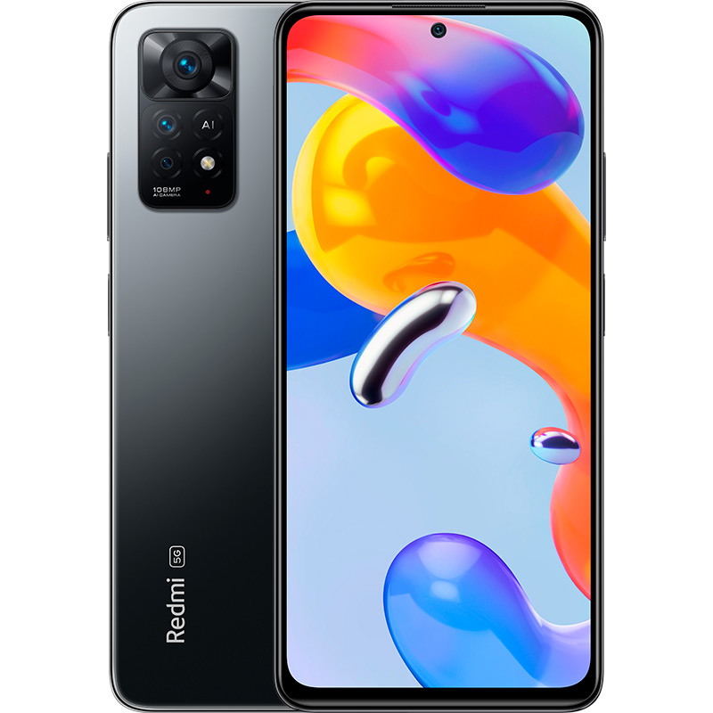 

Смартфон XIAOMI Redmi Note 11 Pro 5G 8/256 Gb Dual Sim Graphite Gray, Redmi Note 11 Pro 5G 8/256 GB (graphite gray)