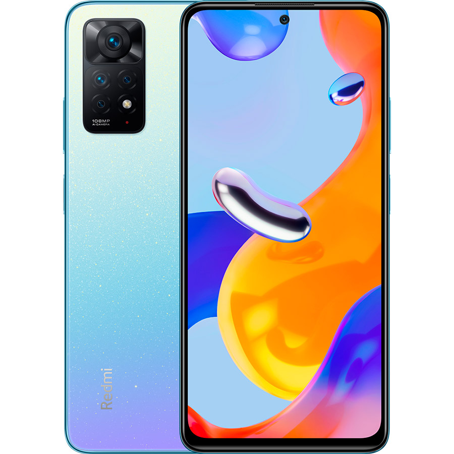 

Смартфон XIAOMI Redmi Note 11 Pro 6/64 Gb Dual Sim Star Blue, Redmi Note 11 Pro 6/64 GB (twilight blue)