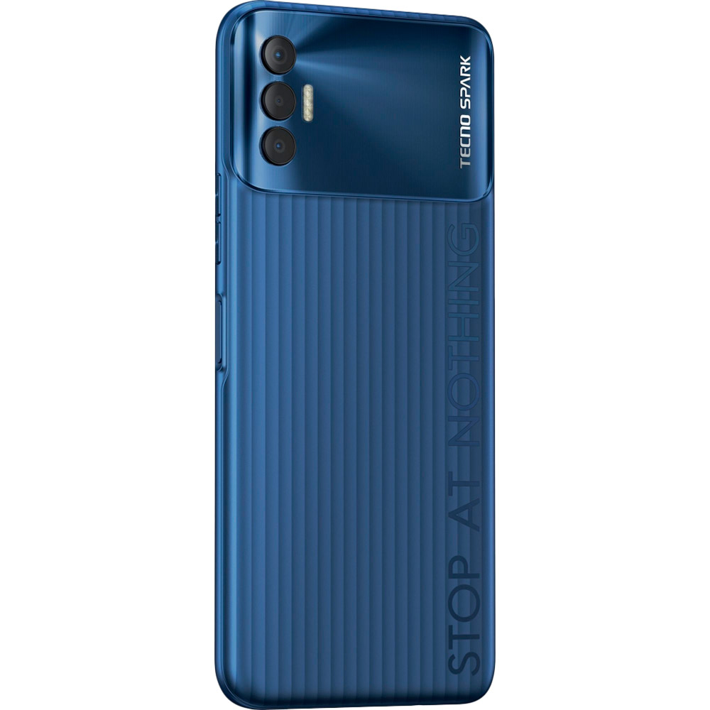 TECNO Spark 8p (KG7n) 4/128 Gb Dual Sim Atlantic Blue (4895180773402)  купить в Киеве ➦ лучшая цена в Фокстрот по всей Украине: Харьков, Днепр,  Одесса, Николаев, Запорожье