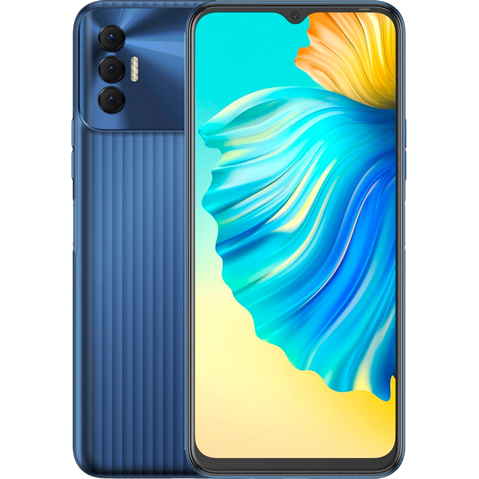 TECNO Spark 8p (KG7n) 4/128 Gb Dual Sim Atlantic Blue (4895180773402)  купить в Киеве ➦ лучшая цена в Фокстрот по всей Украине: Харьков, Днепр,  Одесса, Николаев, Запорожье