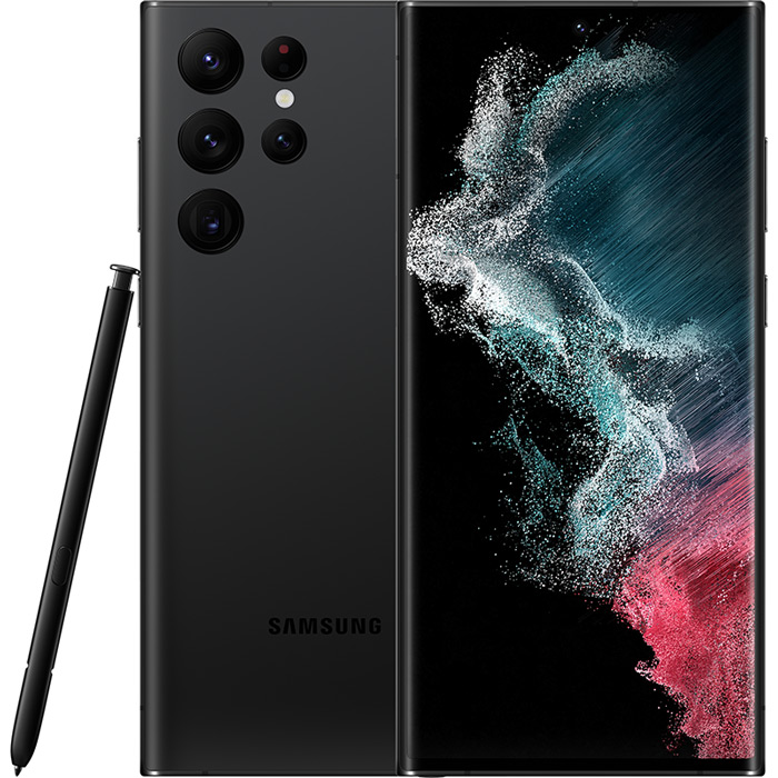Смартфон SAMSUNG Galaxy S22 Ultra 8/128GB Dual Sim Phantom Black (SM-S908BZKDSEK) Встроенная память, Гб 128
