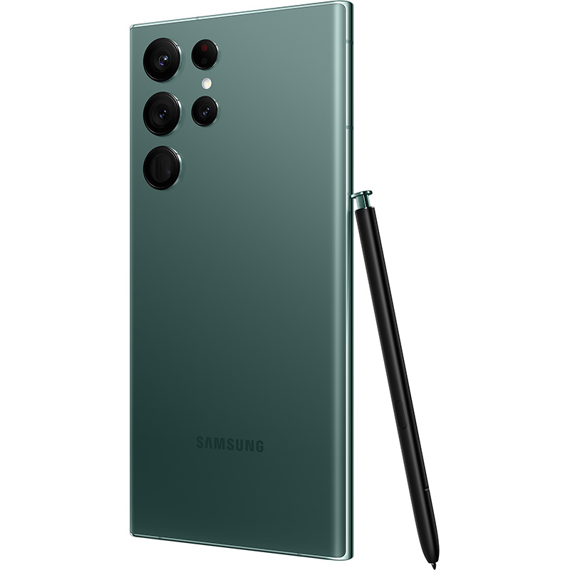 Фото 14 Смартфон SAMSUNG Galaxy S22 Ultra 12/256GB Dual Sim Phantom Green (SM-S908BZGGSEK)
