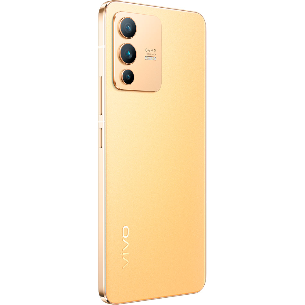 Зовнішній вигляд Смартфон VIVO V23 5G 12/256GB Dual Sim Sunshine Gold