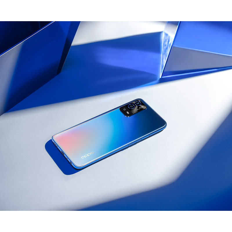 Изображение Смартфон OPPO A55 4/64GB Dual Sim Rainbow Blue