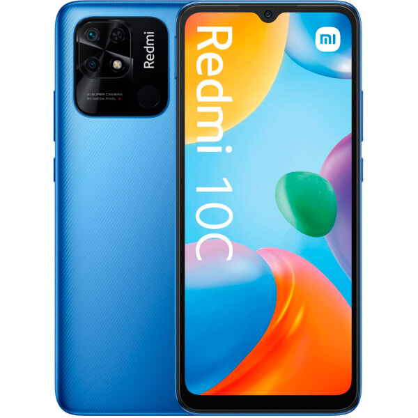 Смартфон XIAOMI Redmi 10C 4/64Gb Ocean Blue