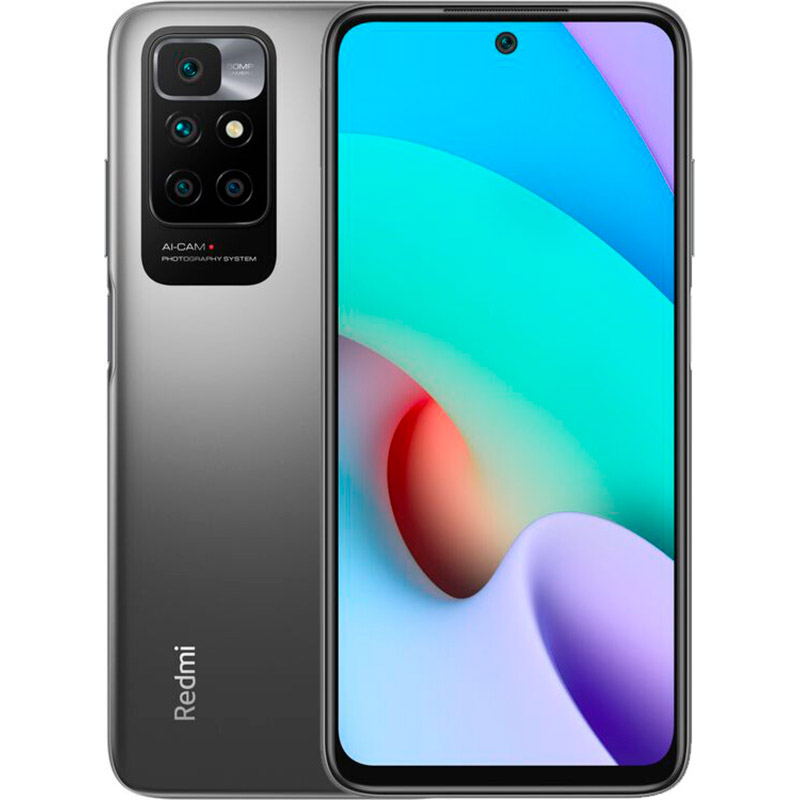 Смартфон XIAOMI Redmi 10 2022 4/128GB Dual Sim Carbon Gray
