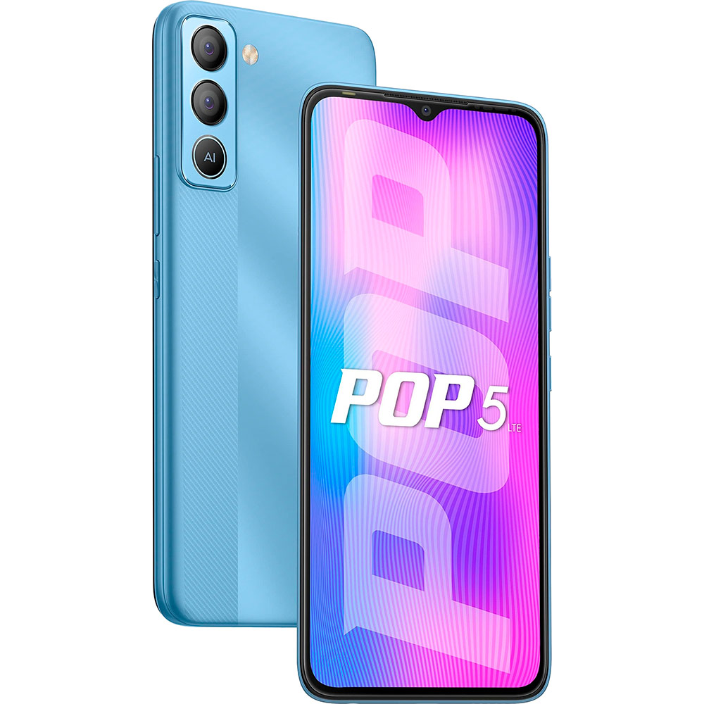 TECNO POP 5 LTE (BD4i) 3/32Gb Ice Blue купить в Киеве ➦ лучшая цена в  Фокстрот по всей Украине: Харьков, Днепр, Одесса, Николаев, Запорожье