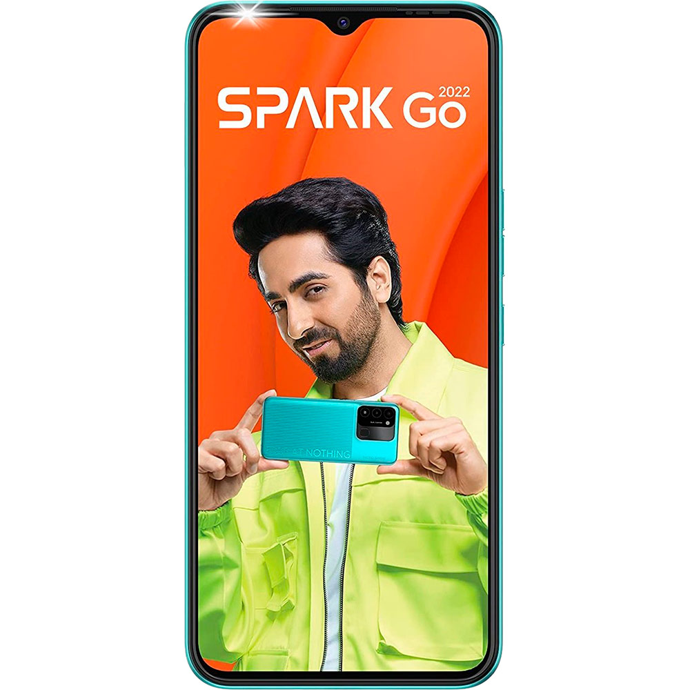 Смартфон TECNO Spark Go 2022 (KG5m) 2/32Gb NFC Turquoise Cyan Встроенная память, Гб 32