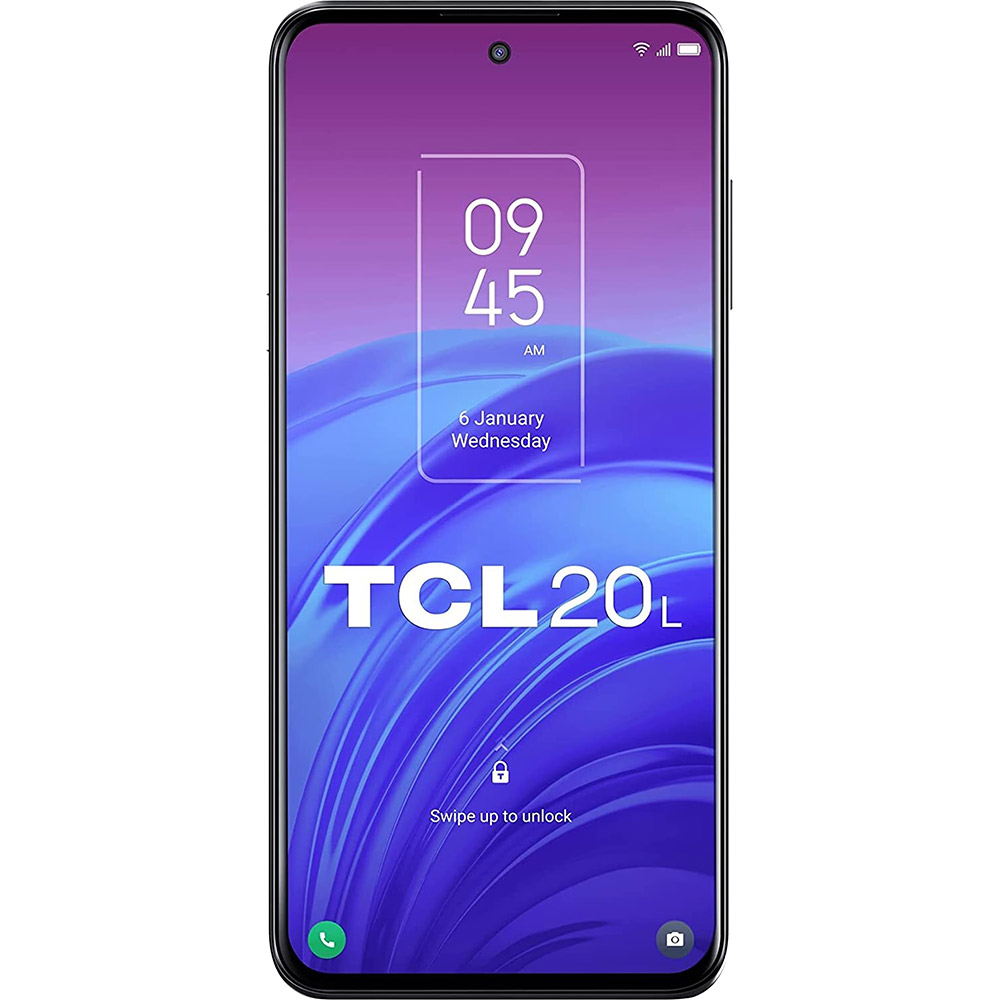 TCL 20L (T774H) 4/128 Gb Dual Sim Eclipse Black (T774H-2ALCUA12) купить в  Киеве ➦ лучшая цена в Фокстрот по всей Украине: Харьков, Днепр, Одесса,  Николаев, Запорожье