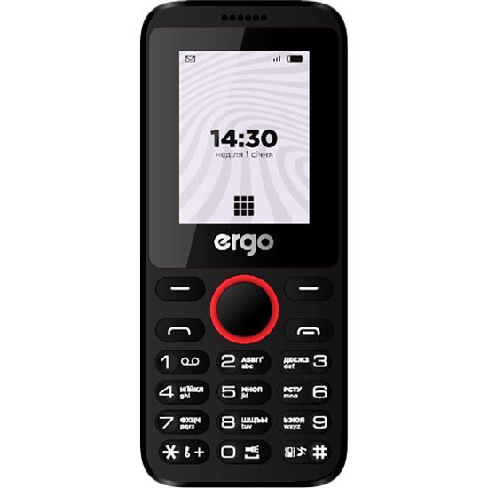 Мобільний телефон ERGO B183 Dual Sim Black