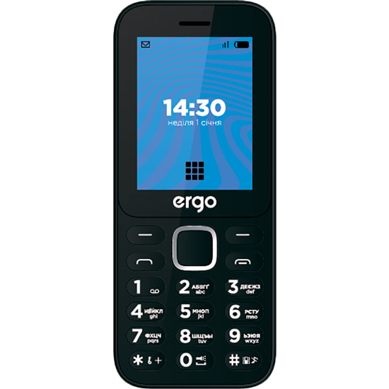 Мобільний телефон ERGO E241 Dual Sim Black