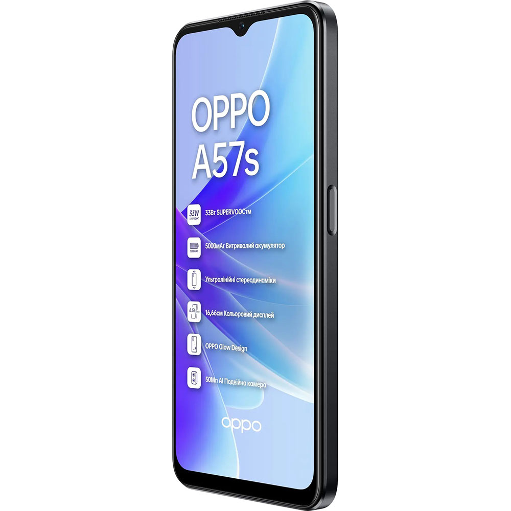 Смартфон OPPO A57s 4/128 Gb Dual Sim Starry Black (69321693167500) Матриця IPS