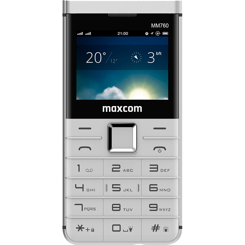 Мобільний телефон MAXCOM MM760 White