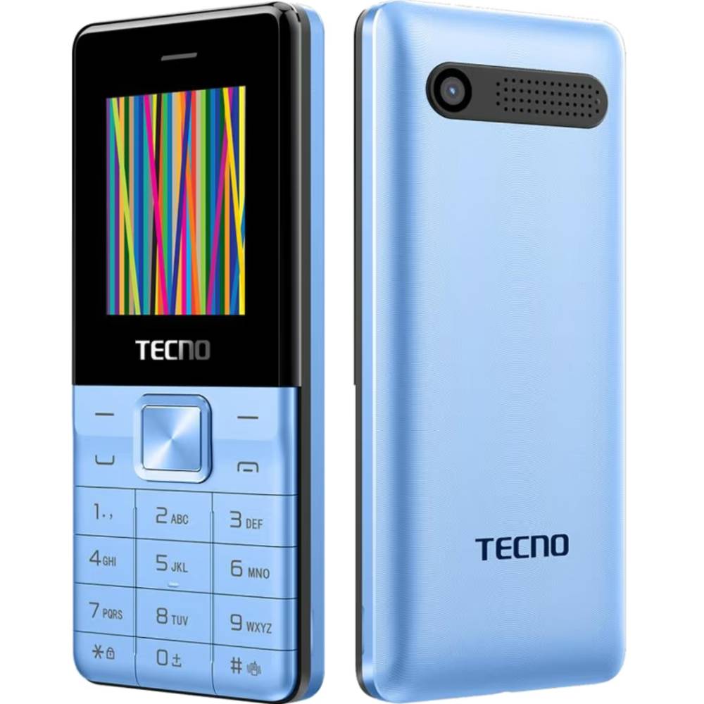 Мобильный телефон TECNO T301 16/4Mb Light Blue (4895180778698) Матрица TFT