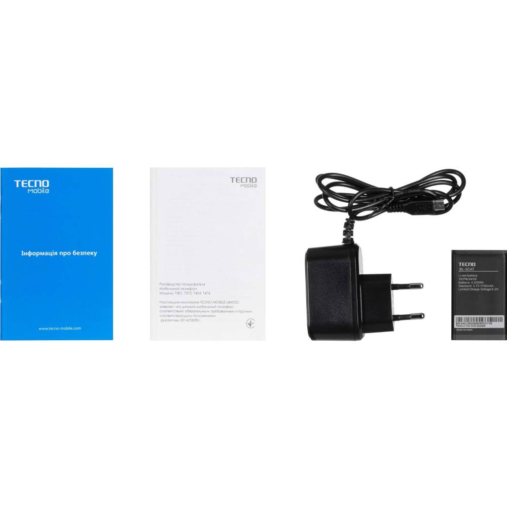 Зображення Мобільний телефон TECNO T301 16/4Mb Deep Blue (4895180778681)