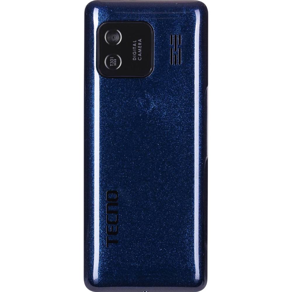 Мобільний телефон TECNO T301 16/4Mb Deep Blue (4895180778681) Діагональ дисплея 1.77