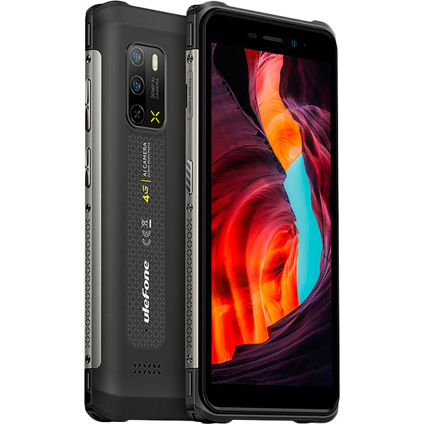 Смартфон ULEFONE Armor X10 Pro 4/64Gb Dual Sim Black (6937748734680) Вбудована пам’ять, Гб 64