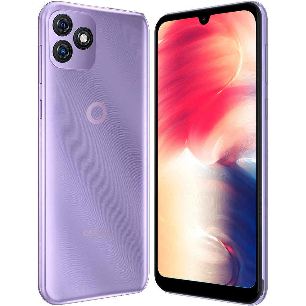 Зовнішній вигляд Смартфон Oscal C20 Pro 2/32GB Dual Sim Purple