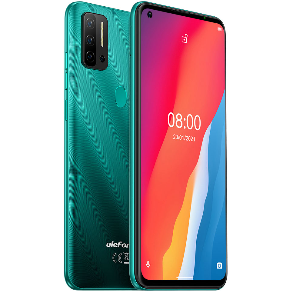 Смартфон ULEFONE Note 11P 8/128GB green (68091) Встроенная память, Гб 128