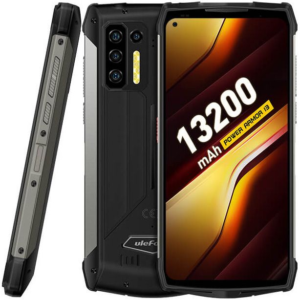 Смартфон ULEFONE Power Armor 13 8/128GB NFC black (75383) Встроенная память, Гб 128