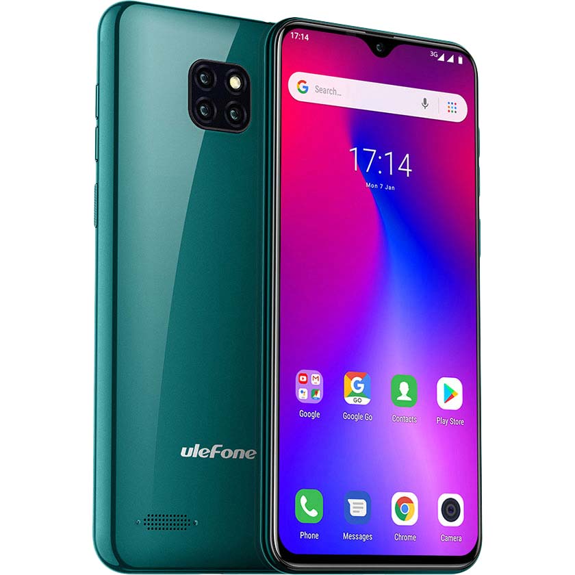 Смартфон ULEFONE S11 1/16GB Midnight Green (61286) Оперативна пам'ять, Гб 1