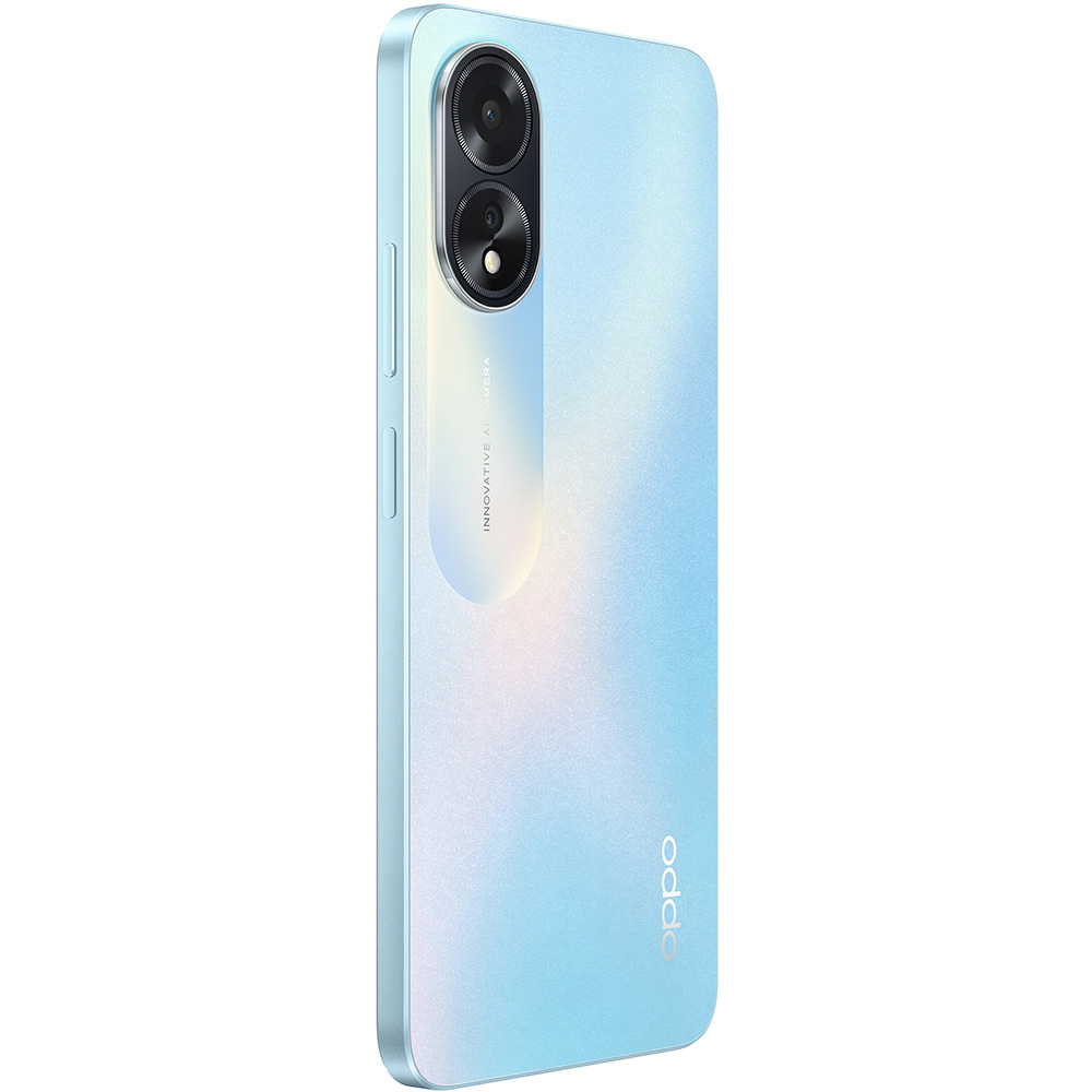 Внешний вид Смартфон OPPO A18 4/128GB glowing blue (CPH2591)