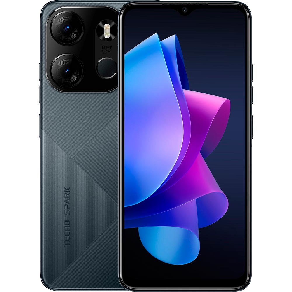 Смартфон TECNO Spark Go 2023 (BF7) 4/64GB Dual Sim Endless Black (4895180793011)